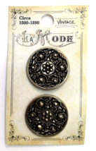 Blumenthal Lansing La Mode Vintage Style Buttons #1705 1&quot; 25mm - $4.00