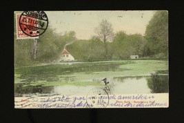 Vintage Postal History Postcard Copenhagen Denmark to Erie PA USA Early Cancel - £7.16 GBP