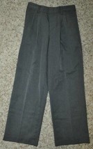 Boys Dress Pants Arrow Charcoal Gray Pleated Suit Dress Pants-size 10 - £12.52 GBP