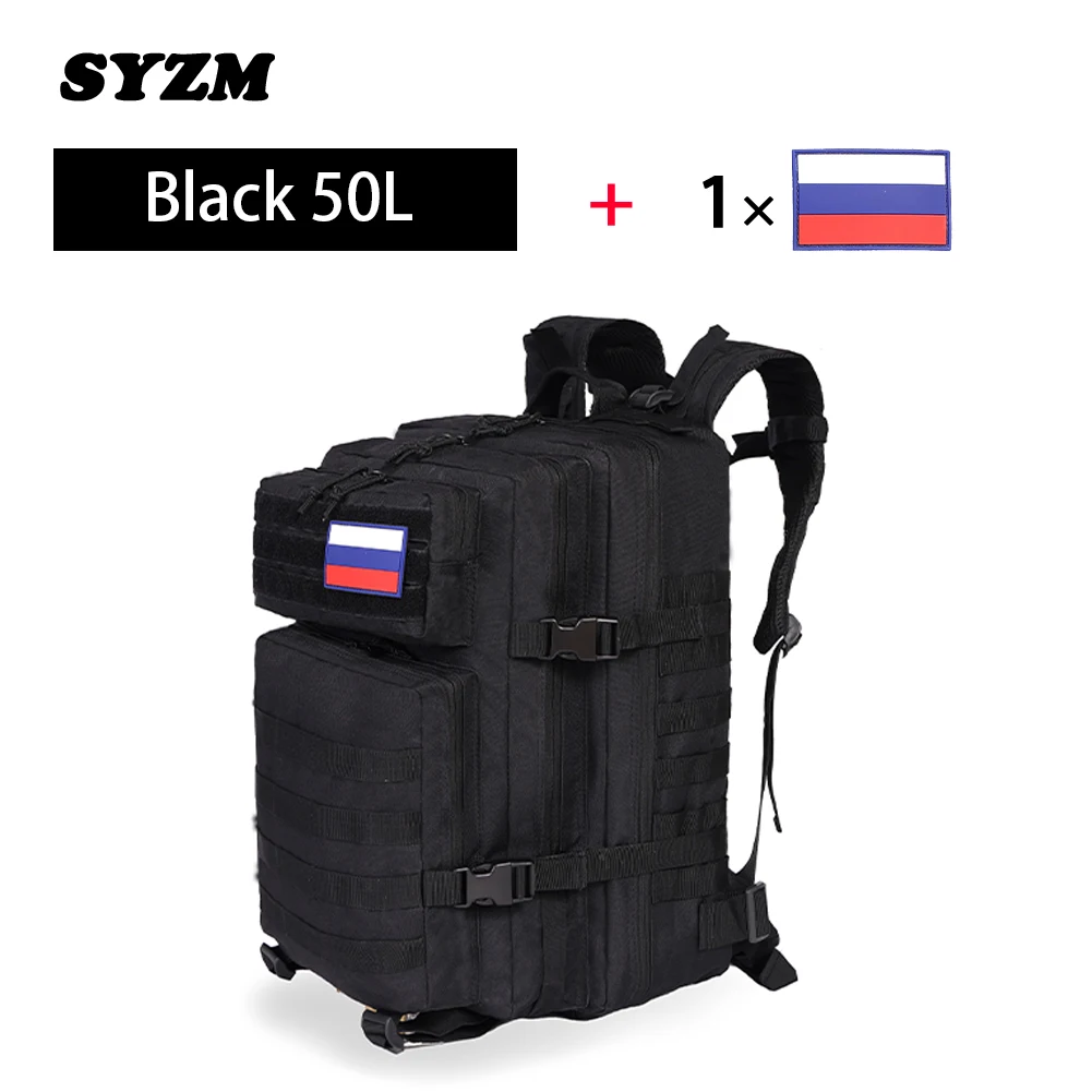 SYZM  50L or 30L Military Tactical Backpack Army Bag Hunting MOLLE Backp... - $120.02