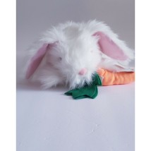 Bunny Cuddle Me hand Puppet 13&quot; Animal 1978 Express - $18.81