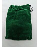 Green Felt RPG DND Dice Bag 5&quot; X 7&quot; - $6.73