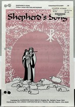 Shepherd&#39;s Song Nancy Grundahl Unison Voices w Flute Keyboard Piano Sheet Music - £3.10 GBP