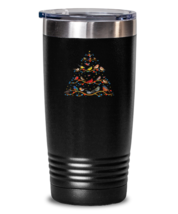 20 oz Tumbler Stainless Steel Insulated  Funny  Birds Christmas Tree   - £23.93 GBP
