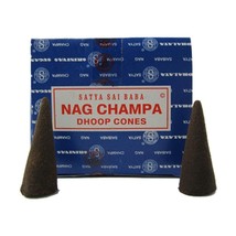 Nag Champa - Satya Sai Baba Incense Dhoop Cones 2 Boxes - $9.81