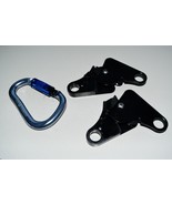 Lot two Climbing Ascender Black with a Diamond Locking Carabiner 24 1a - $59.90 CAD