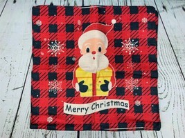 4 Christmas Pillow Covers 18x18 inch Santa Claus Christmas Tree Throw Pill - $23.75