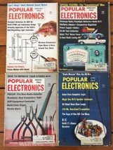 Vtg Lot 12 1965 Popular Electronics Magazine Back Issues Radio Atomic Er... - £97.63 GBP