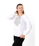 Women’s Vyshyvanka – Linen-Viscose Fabric &amp; Classic Folk Design, Any sea... - $72.32 CAD+