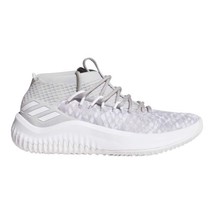 adidas Big Kids Dame 4 Basketball Shoes  BW1107 White/Grey - £39.34 GBP
