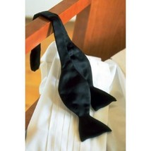 Classic Self-Tie Black Silk  Bow Tie - $34.16
