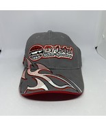 BRISTOL MOTOR SPEEDWAY FIRE TEAM RACING FLAMES BALL CAP TRUCKER HAT GRAY... - €12,04 EUR