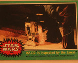 Vintage Star Wars Trading Card #228 R2 D2 Is Inspected By The Jawas 1977 - $2.48