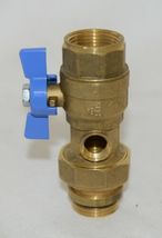 Bainchi F lli 422MC0060E MF Brass Ball Valve PN25 Pipe Union Oring Thermometer image 3
