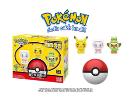 ✅Official Pokémon Pikachu Mew Grookey Action Figure Face Changers Fun Toy - NEW - £25.11 GBP