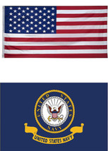 3&#39; X 5&#39; 3x5 Usa American Flag Us Navy Seal Crest United States Wholesale Lot #1 - £22.11 GBP