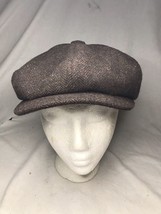 Botvela Men&#39;s Hat Newsboy Cap Gatsby sz Small Brown Vintage. - £15.49 GBP