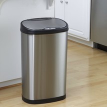 Stainless Steel 13 Gallon Touchless Kitchen Trash Can - £127.48 GBP