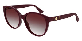 NEW Gucci Sunglasses GG0631S 003 Burgundy Gold/Violet Lens Design 56mm - £169.00 GBP