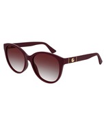 NEW Gucci Sunglasses GG0631S 003 Burgundy Gold/Violet Lens Design 56mm - $213.40