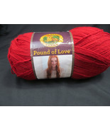 (2Skein) Lion Brand Yarn 114L Pound of Love Yarn, Cherry - €7,30 EUR