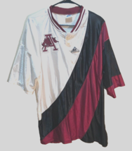 Arkansas Razorbacks NCAA Vintage 90s Cardinal White Basketball Shooting Shirt M - $178.57