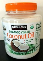  Kirkland Organic Virgin Coconut Oil Unrefined Cold Pressed Chemical Free 84oz - $23.28