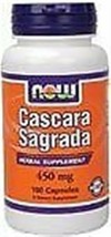 NOW- Cascara Sagrada 450 mg 100 caps - £9.30 GBP