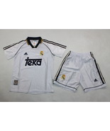 real madrid jersey 1998 1999 2000 shirt home KIDS KIT customizable niños... - $115.54 CAD