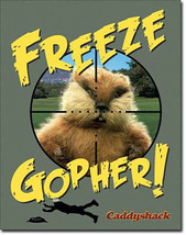 Caddyshack Freeze Gopher Golfer Golfing Hollywood Movie Metal Sign - $19.95