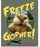 Caddyshack Freeze Gopher Golfer Golfing Hollywood Movie Metal Sign - $24.95