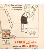 1947 Glidden Paint Spred Luster Wall Enamel Advertisement Painting DWNN22 - €17,15 EUR