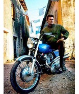 Clint Eastwood on Norton Commando S Motorcycle - Photo Poster - £26.37 GBP