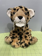 Adventure Planet Plush Leopard  Cheetah Cub 10” Stuffed Animal Toy Realistic - $12.86