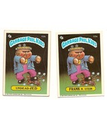 1986 Garbage Pail Kids Series 3 Cards 112a Frank N. Stein / 112b Undead Jed - €4,31 EUR