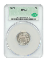 1876 5C CACG MS64 - $687.49