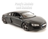 2006 Audi R8 1/24 Scale Diecast Model by Maisto - Flat Matte Black - $29.69