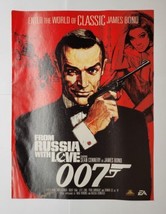 James Bond 007 From Russia With Love Sean Connery Video Game Magazine Ad - £15.63 GBP
