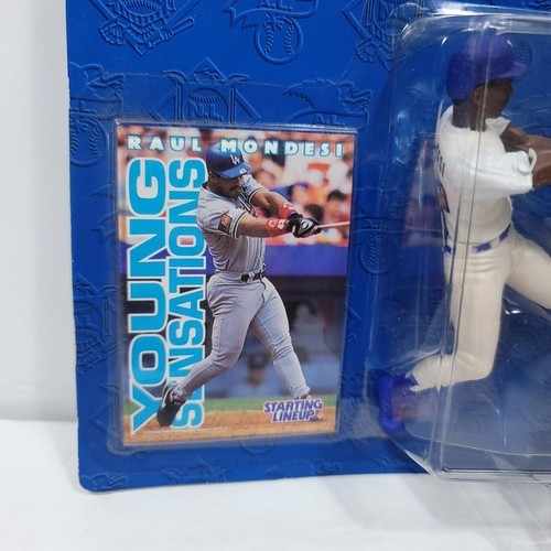 1996 Starting Lineup SLU 4" Action Figure MLB Raul Mondesi Los Angeles Dodgers Item image 3