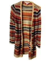 No boundaries Sweater Junior Size S 3-5 Festival Open Duster Cardigan Multicolor - £9.39 GBP