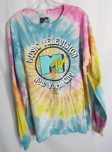 MTV New York 1981 Sz L Viacom 2019 Pastel Tie Dye Shirt - £10.32 GBP