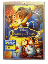 DISNEY BEAUTY AND THE BEAST DIAMOND EDITION DVD AND BLUE RAY - £15.43 GBP