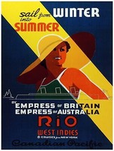 7690.Decoration Poster.Home Room wall design art print.Empress of Britain cruise - £13.70 GBP+