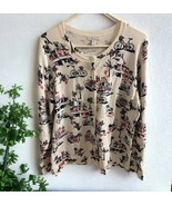Charter Club SIZE 1X Lightweight Bicycle Cardigan Sweater embellished be... - $32.42 CAD