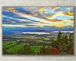 Vermont Landscape, Sunset, Scenic Art - Fine Art Photo on Metal, Canvas or Paper - £27.47 GBP+