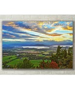 Vermont Landscape, Sunset, Scenic Art - Fine Art Photo on Metal, Canvas ... - £27.26 GBP+