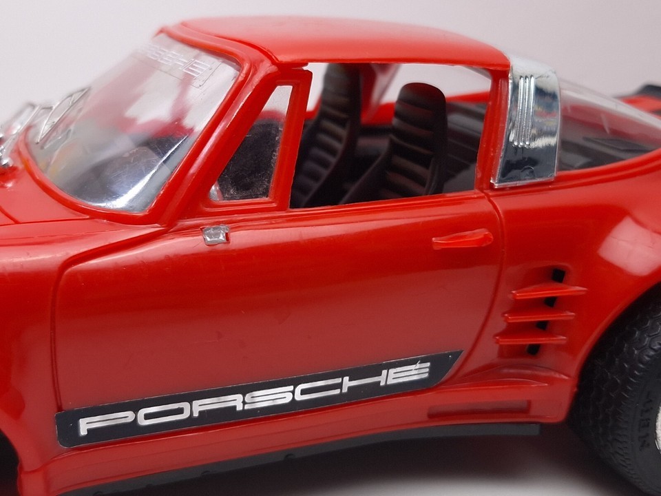 New Bright 1986 Red Porsche Remote Control RC Car TESTED Item image 9