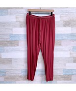 Soma Soft Jersey Tapered Lounge Pants Red Pajama Pull On Stretch Womens ... - £19.46 GBP