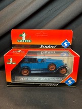 NEW SOLIDO 4149 RENAULT 40CV LANDAULET 1/43 diecast car BLUE - $7.50