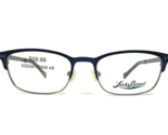 Lucky Brand Kids Eyeglasses Frames L504 NAVY Blue Gray Rectangular 48-17... - £37.18 GBP